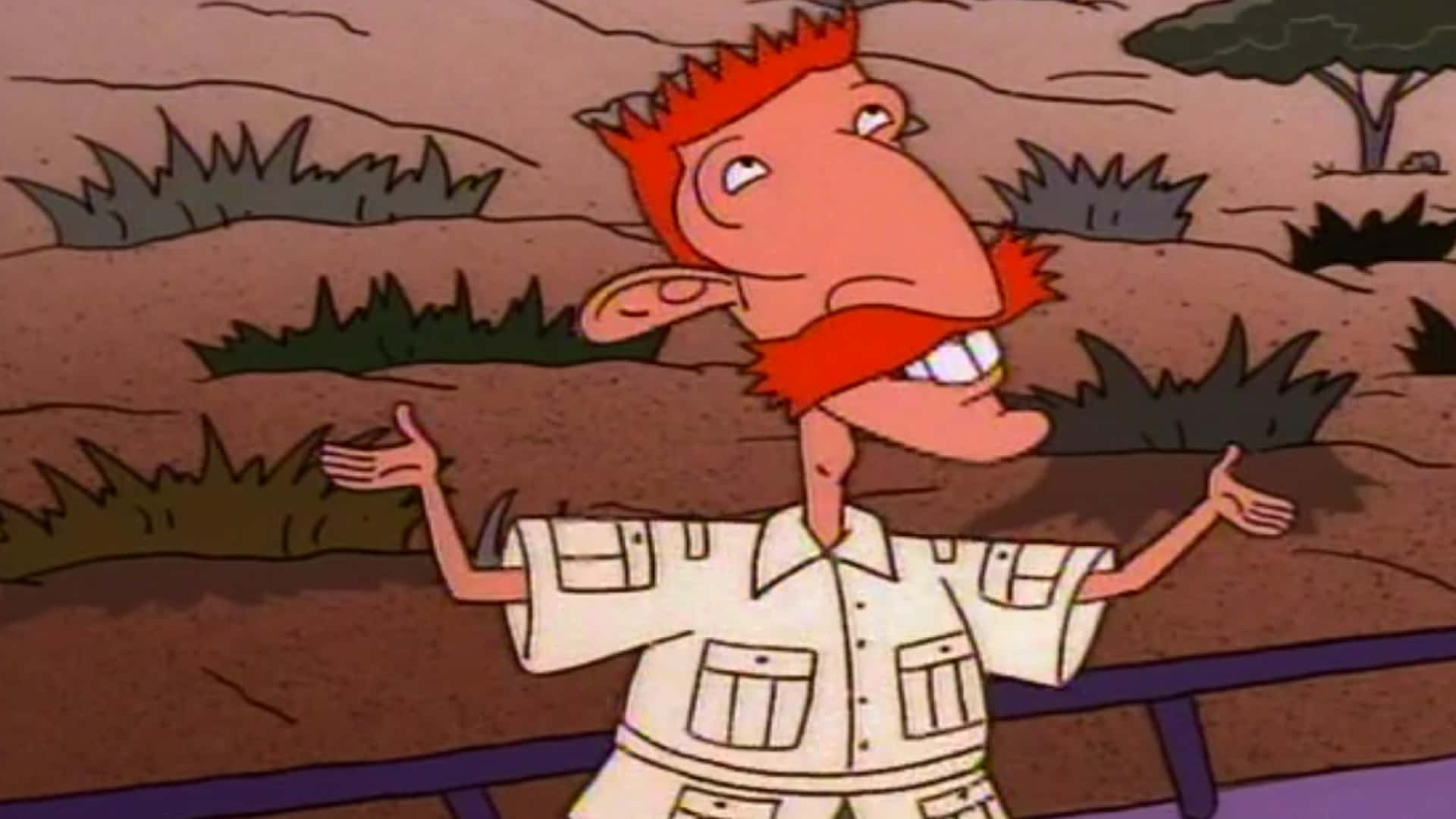 Caption: Animated Character Nigel Thornberry from The Wild Thornberrys Animated Series Wallpaper
