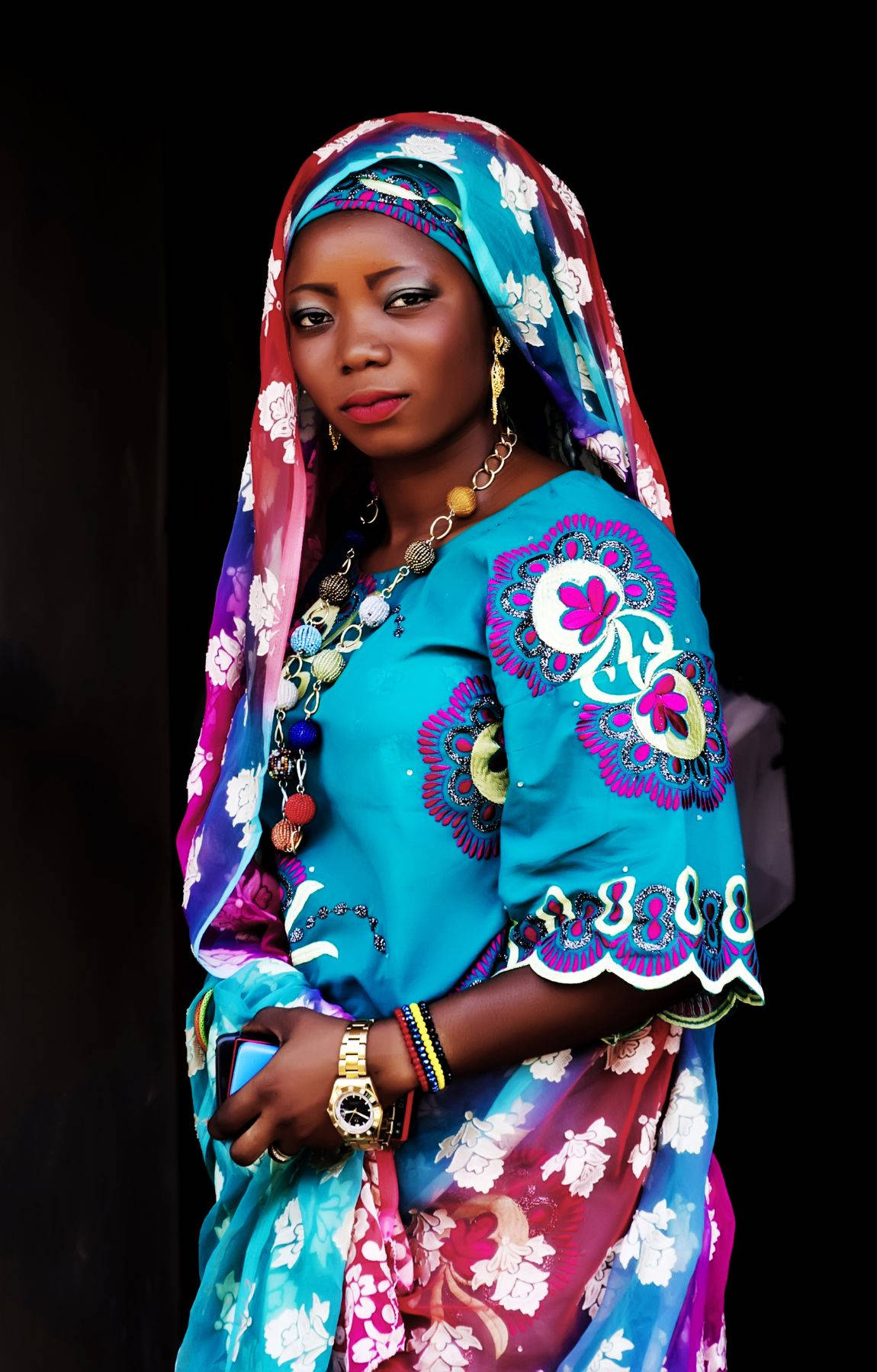 Nigeriaafrikansk Kvinna. Wallpaper