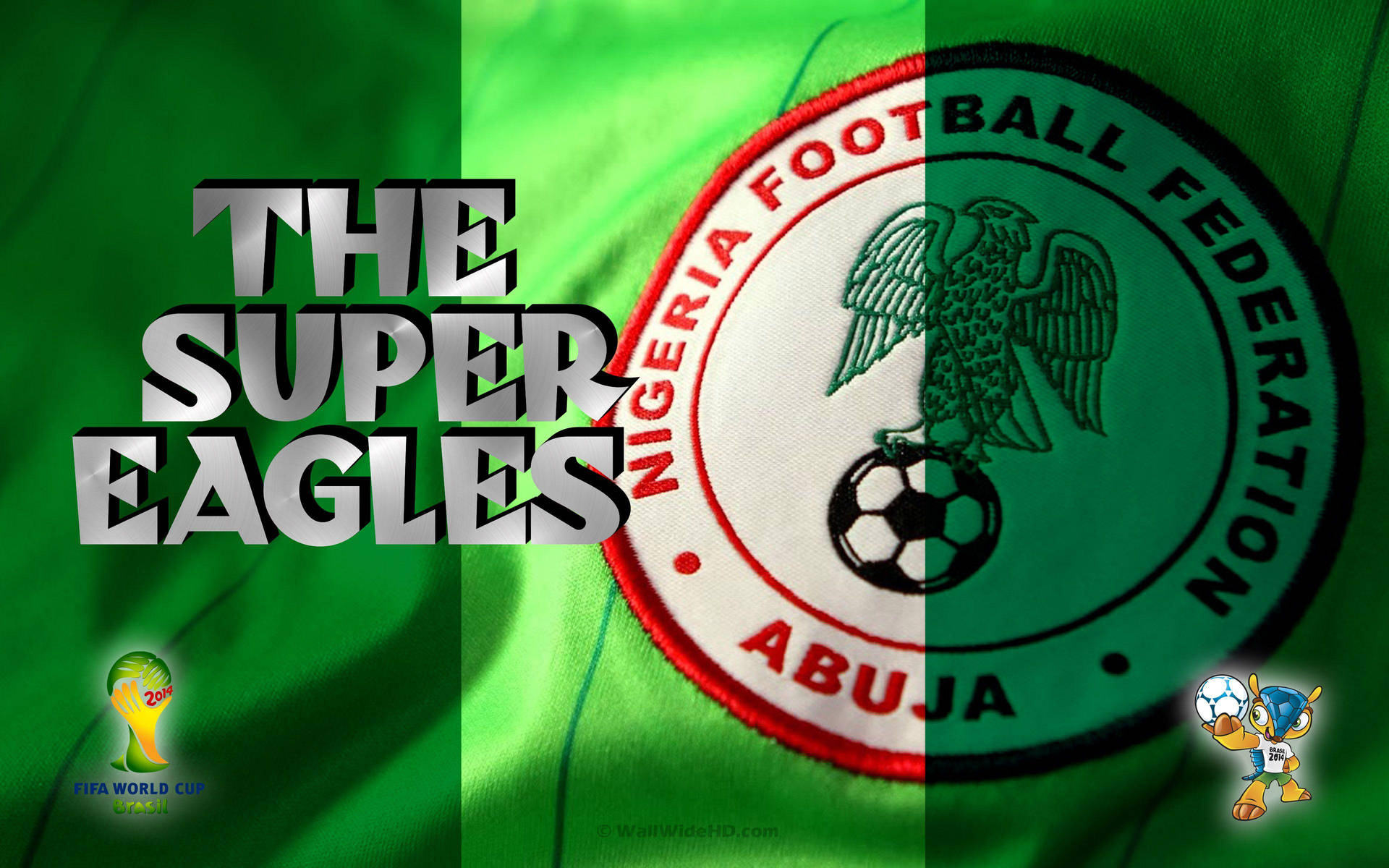 Nigeria Football Team Patch Wallpaper