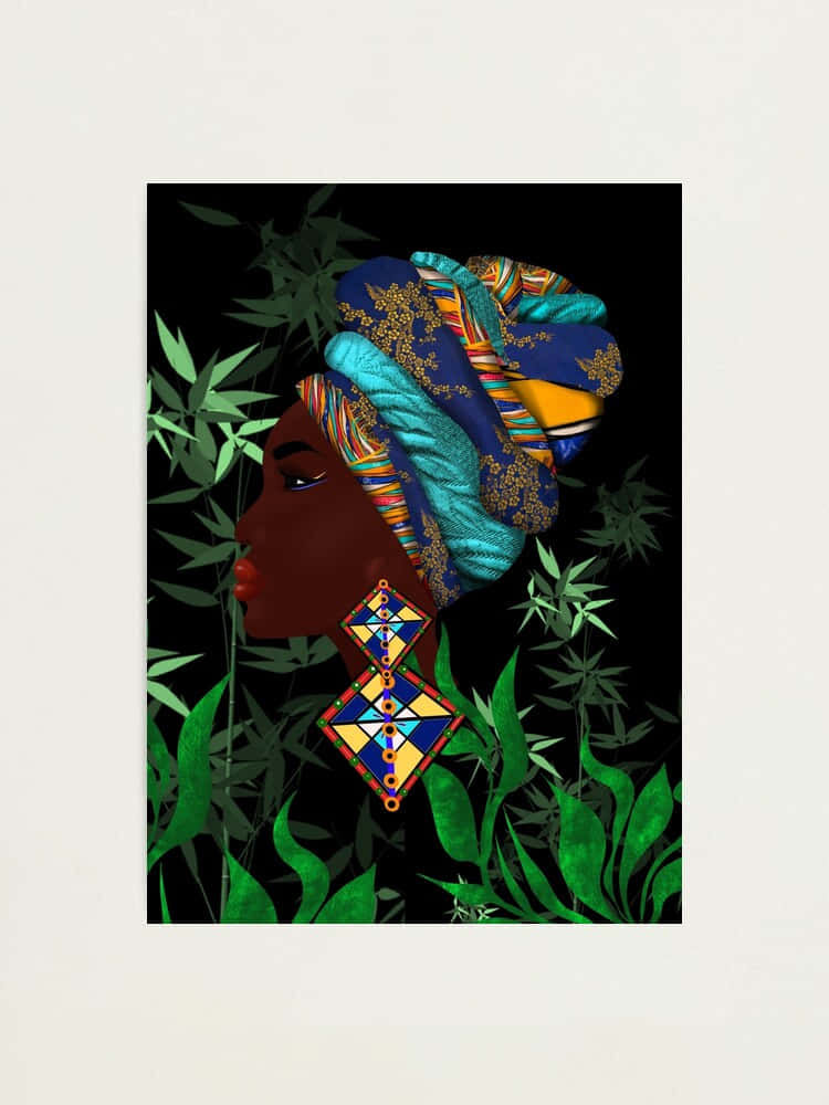 Nigeriafrau Natur Poster Wallpaper