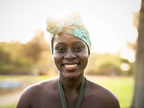Mujernigeriana, Día Soleado. Fondo de pantalla