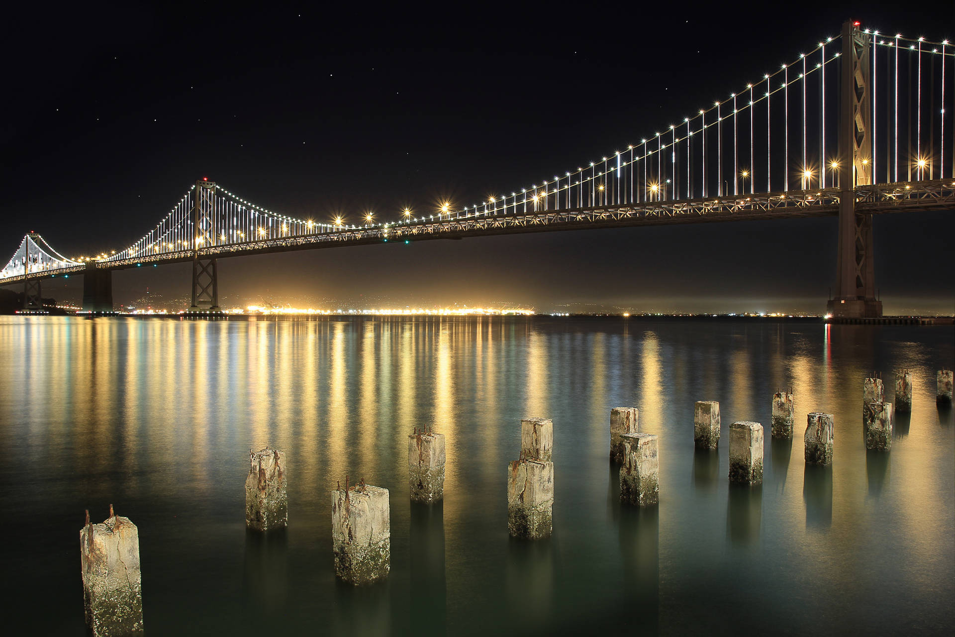Night Bay Bridge San Francisco Photography