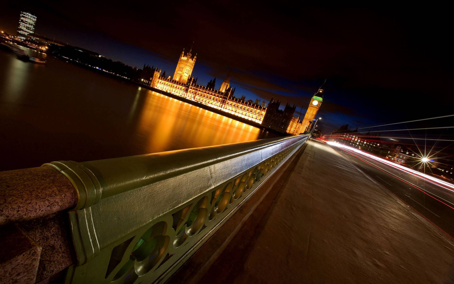 Night Bridge In London