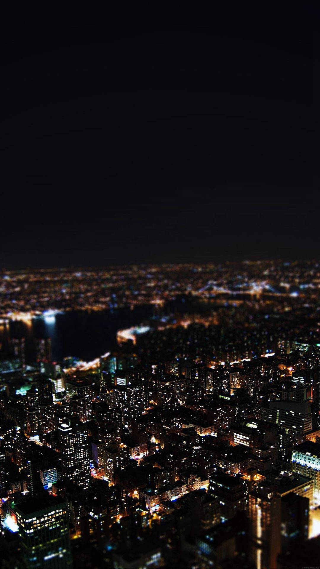 Retratoestético De La Ciudad De Noche. Fondo de pantalla