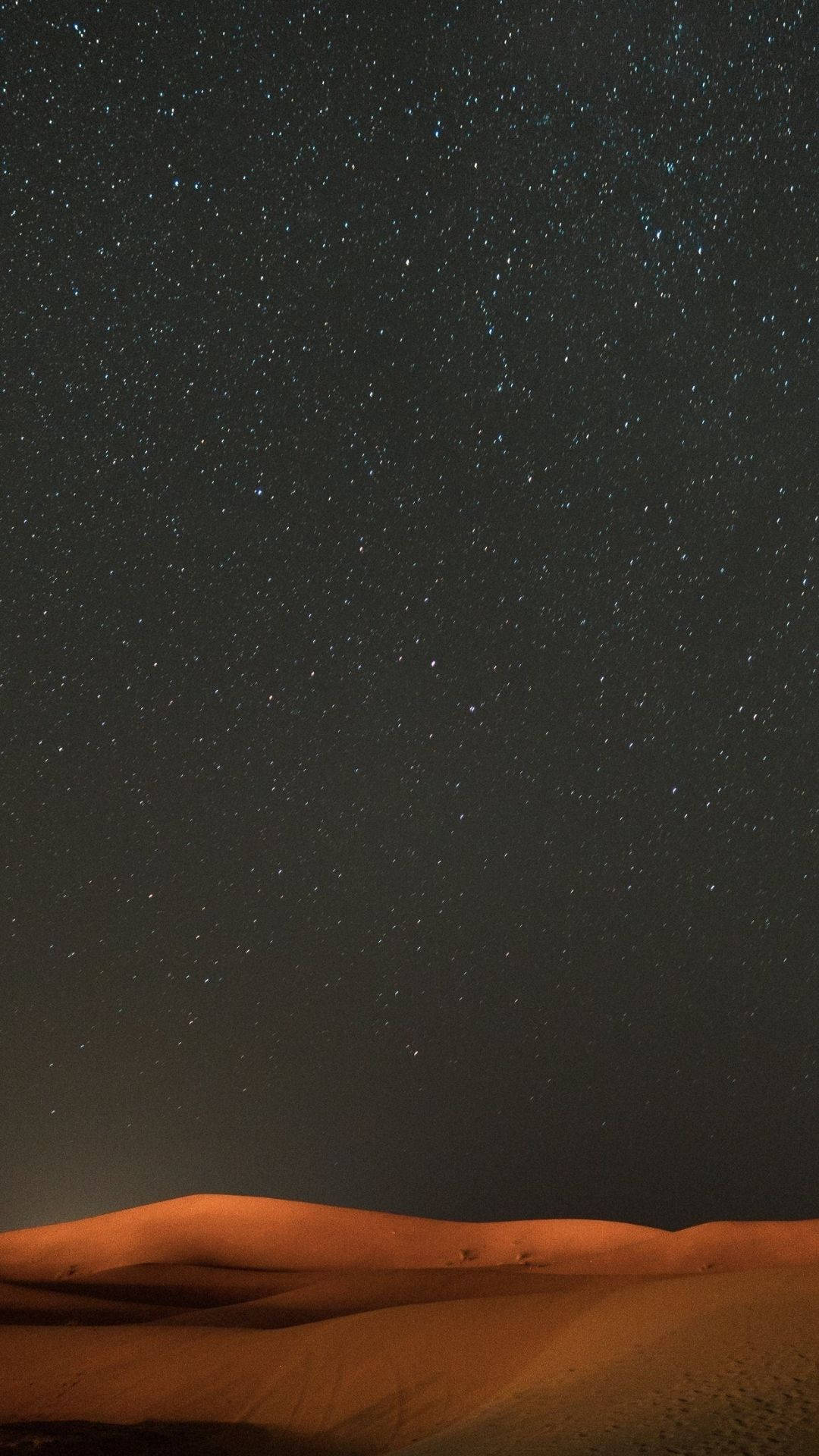 Download Night Desert Sky View Wallpaper 