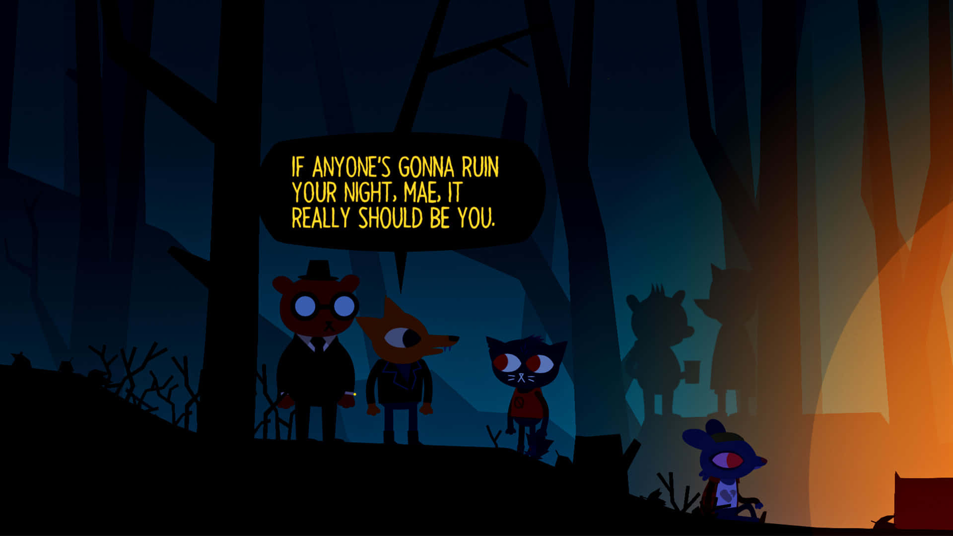 Night In The Woods Group Wallpaper