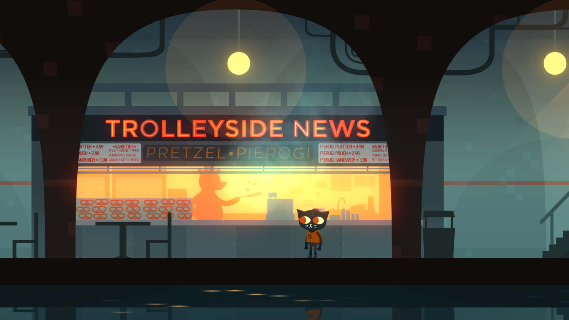 Night In The Woods Station Wallpaper