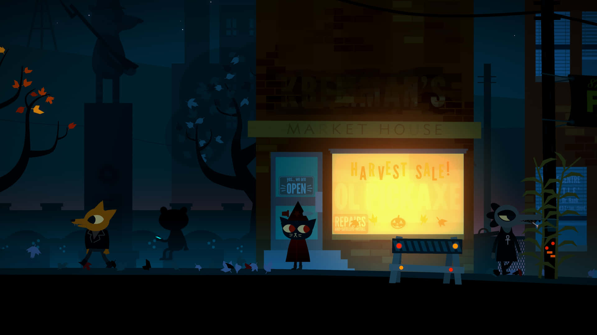 Night In The Woods Store Wallpaper