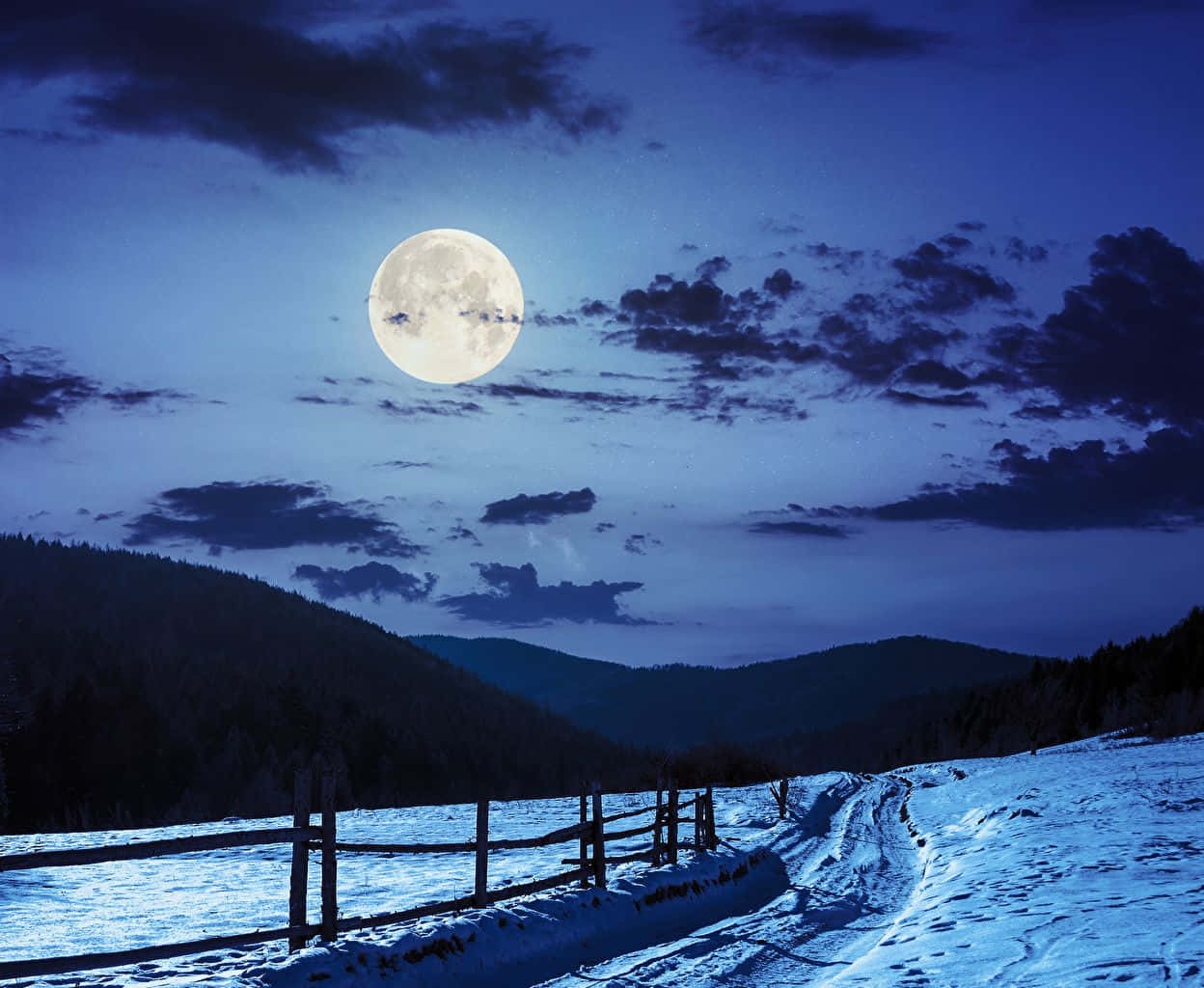 Imagende La Luna Nocturna, Cuerpo Celestial.