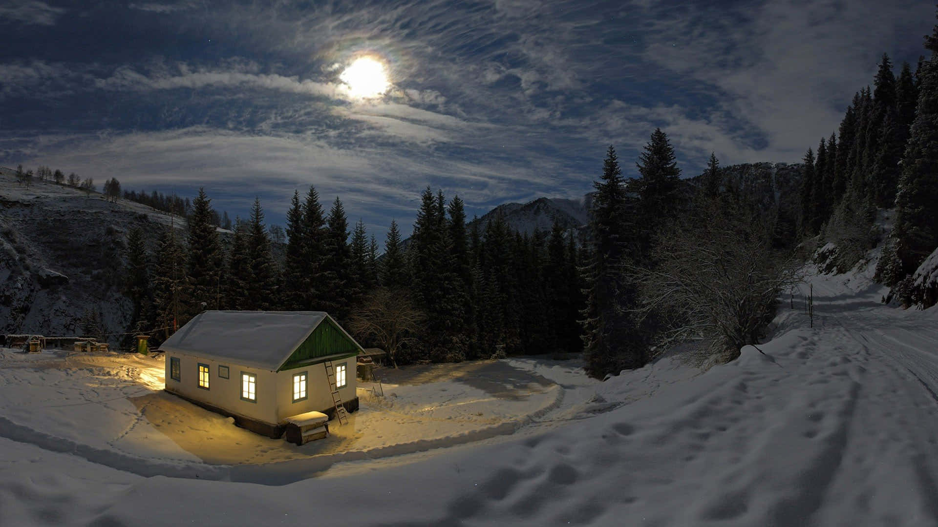 Night Moon Splendid Picture