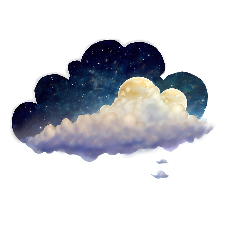 Night Sky Clouds Png Kdn PNG