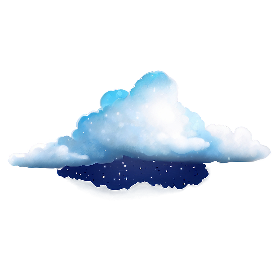 Night Sky Clouds Png Vtt41 PNG