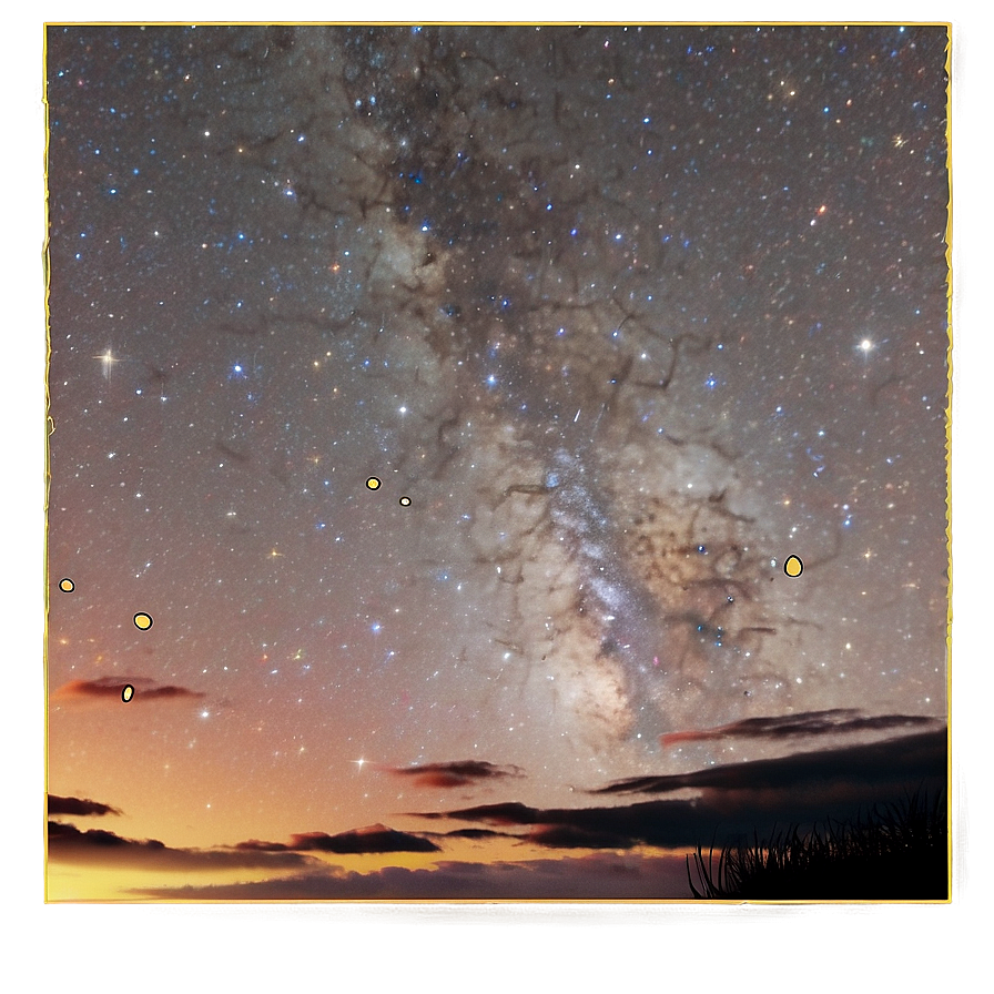 Night Sky Stars Transparent Png Ane PNG