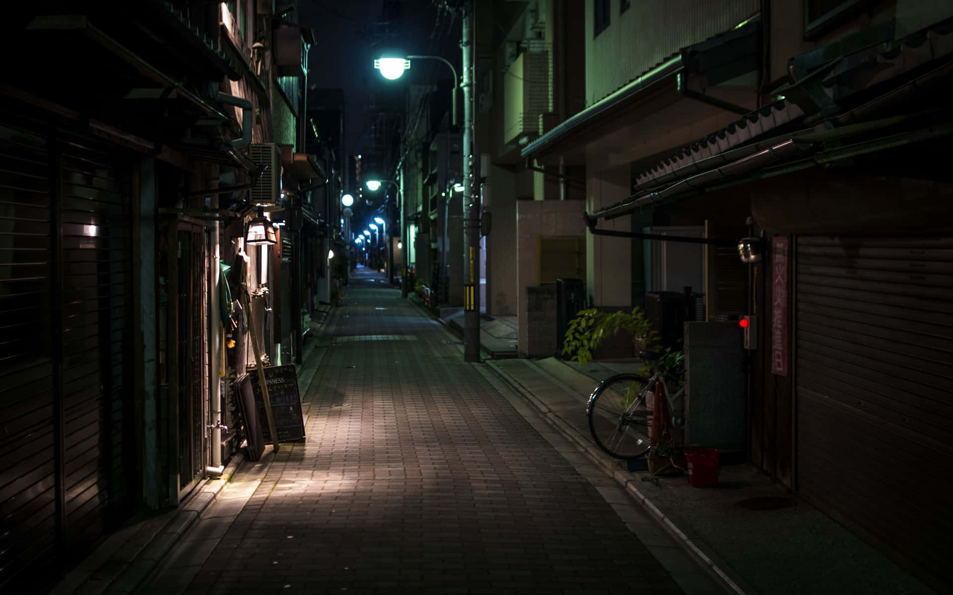 "The Soft Glow of a Night Street"