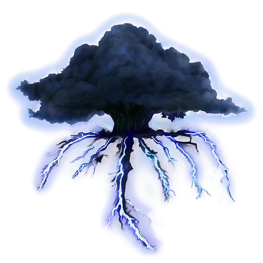 Night Thunder Lightning Png Xyp PNG