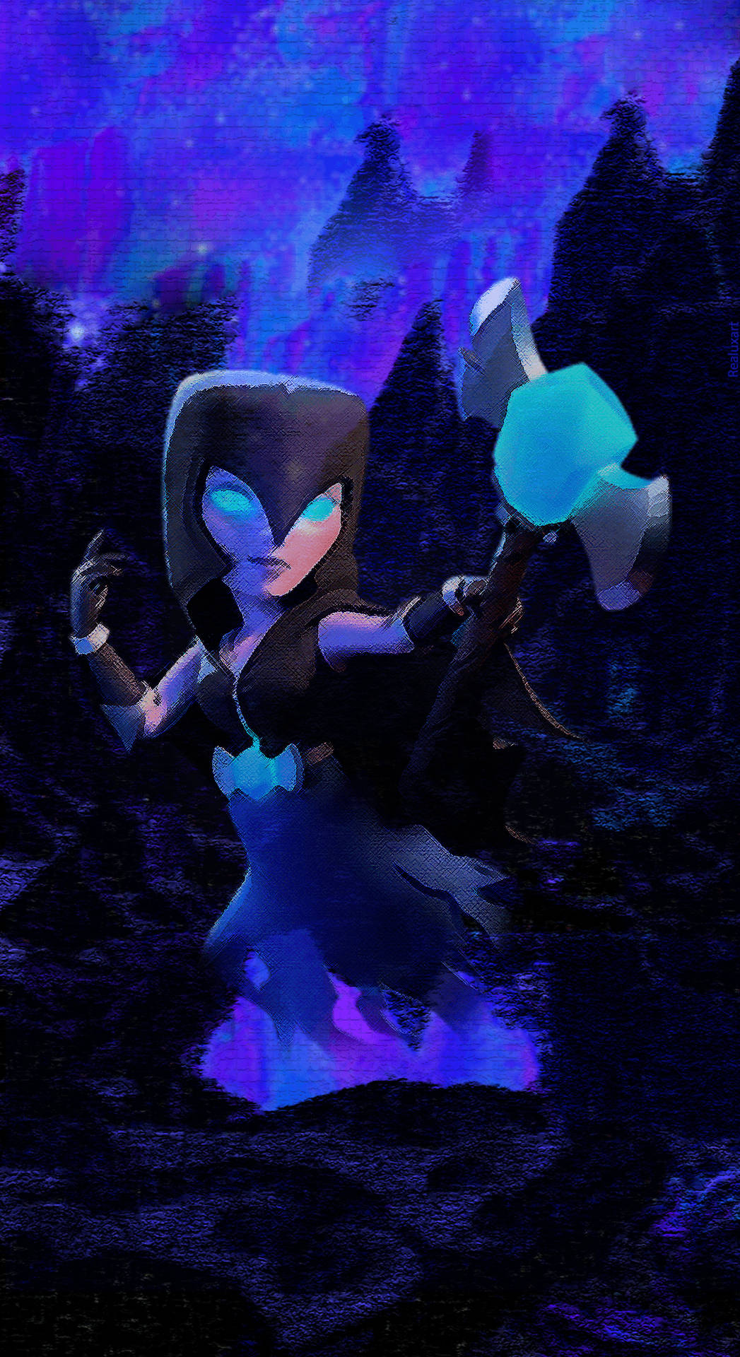 Night Witch Clash Royale Wallpaper