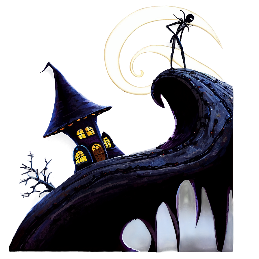 Nightmare Before Christmas Hill Png Sqx6 PNG