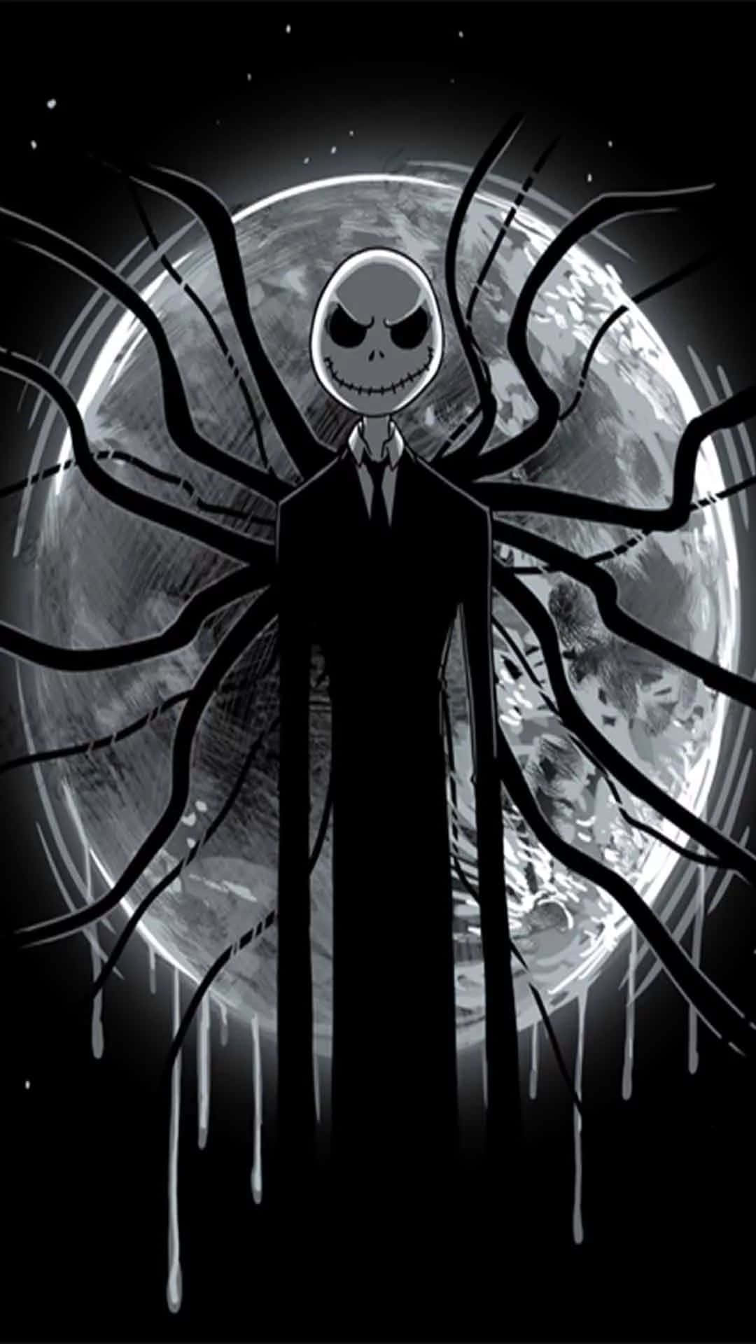 Feel eerie and spooky with the Nightmare Before Christmas Phone! Wallpaper