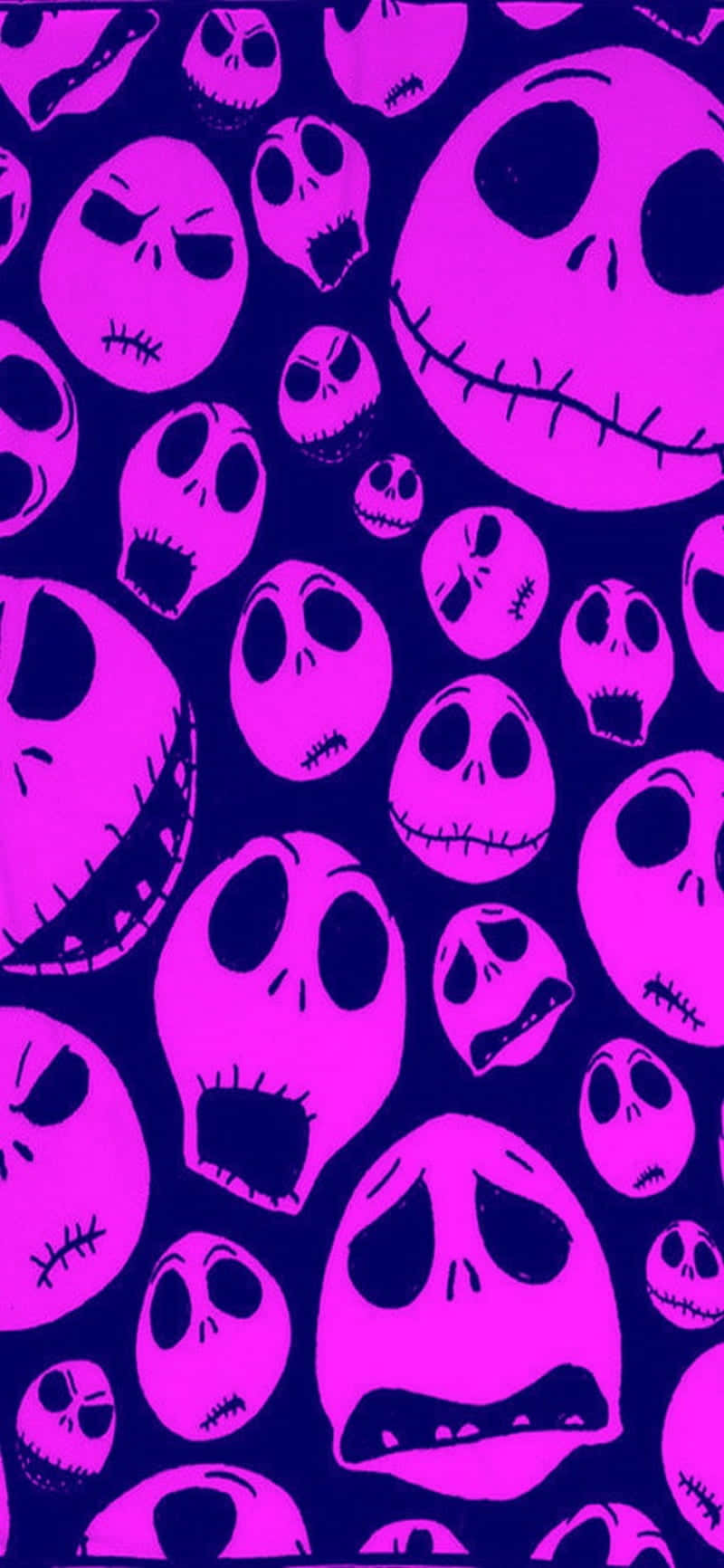 Jack Skellington and the spooky characters of The Nightmare Before Christmas make for a festive phone accessory. Wallpaper