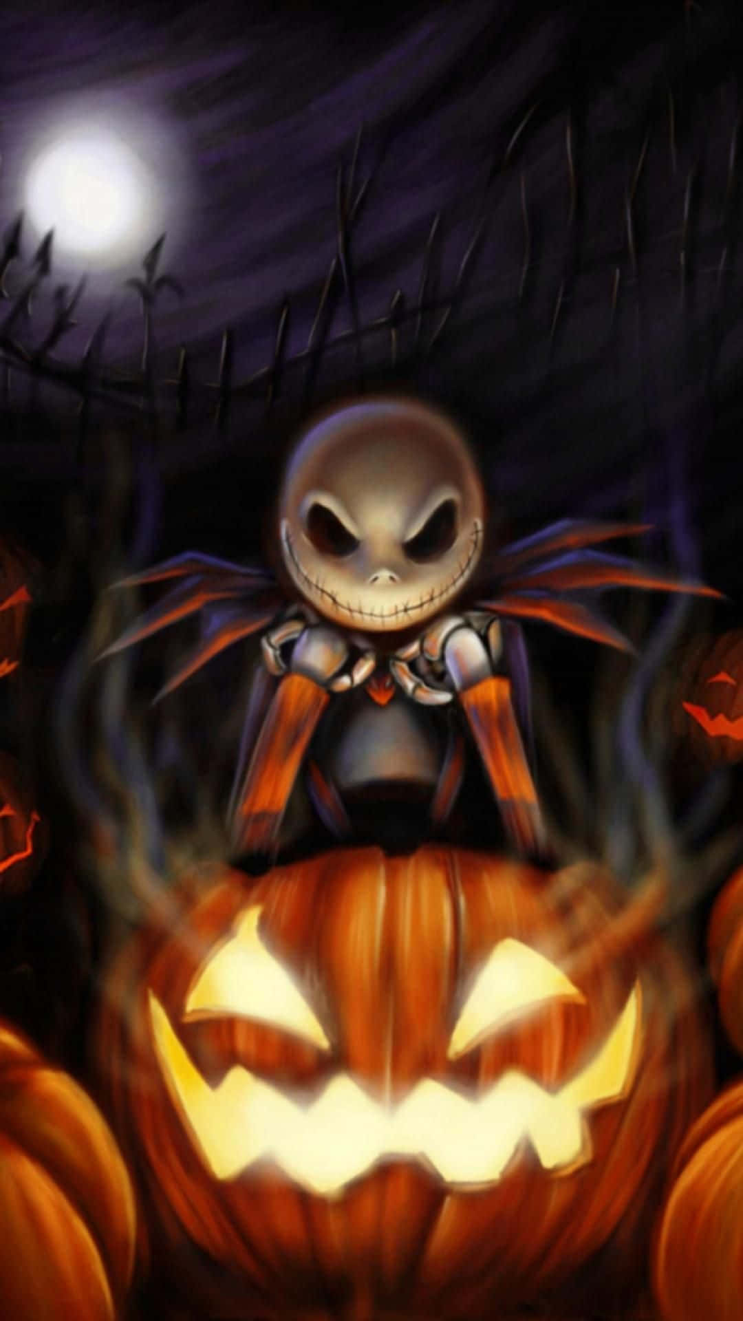 Get festive with the Nightmare Before Christmas Phone! Wallpaper
