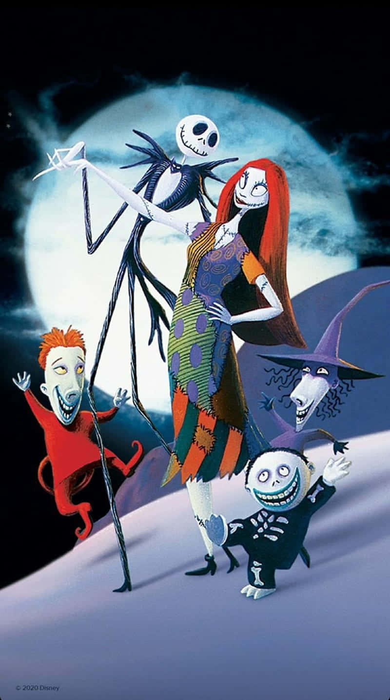Get into the spirit of things, with the Nightmare Before Christmas phone! Wallpaper