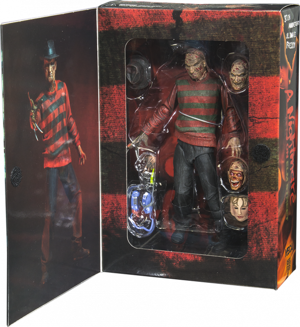 Nightmare Freddy Action Figure Packaging PNG