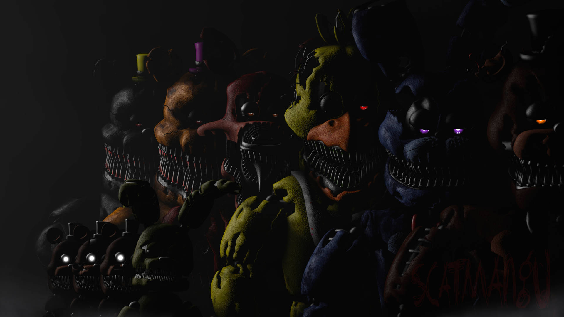 Nightmare Freddy Animatronics