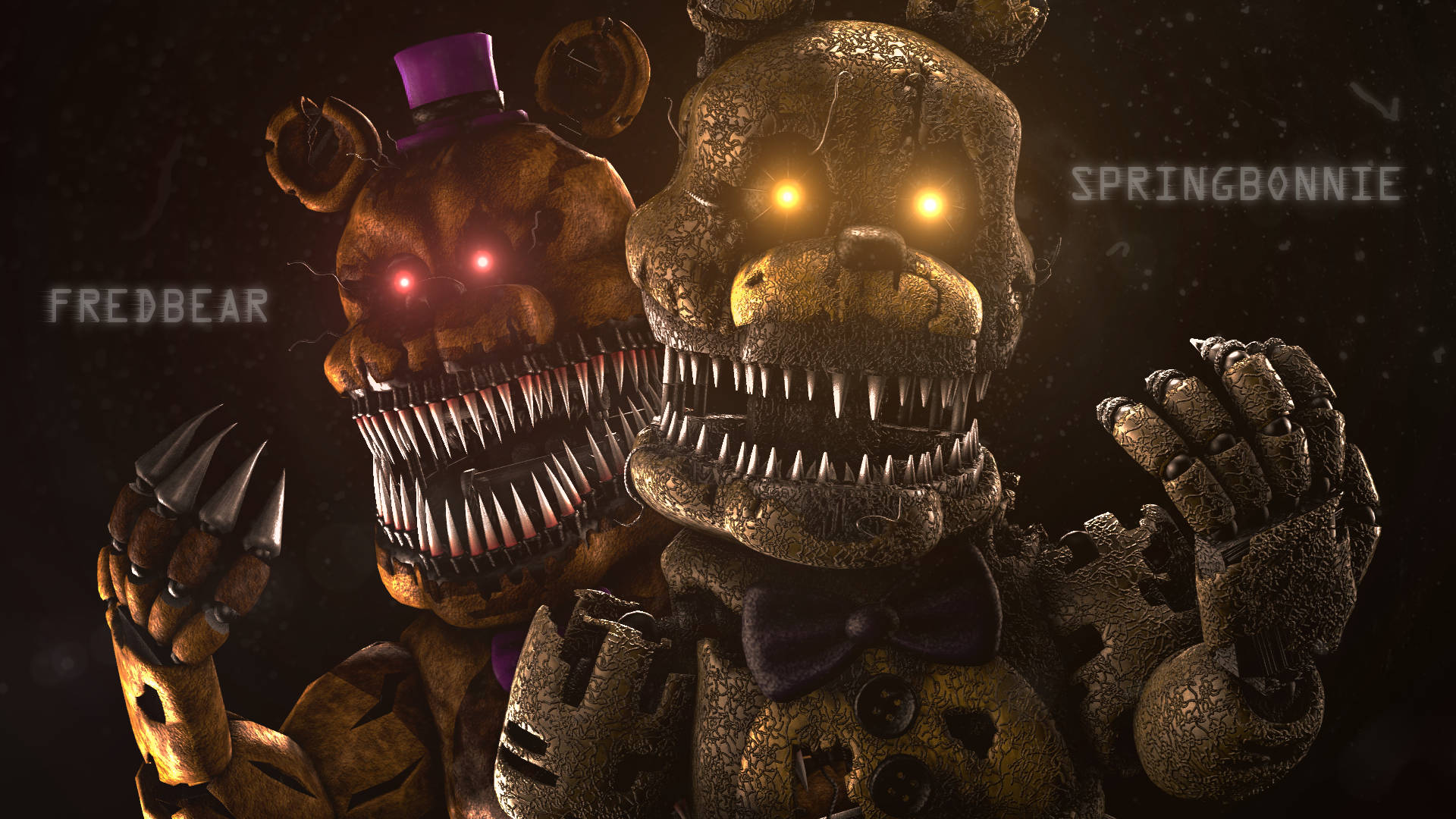 Nightmare Freddy Bear X Springbonnie