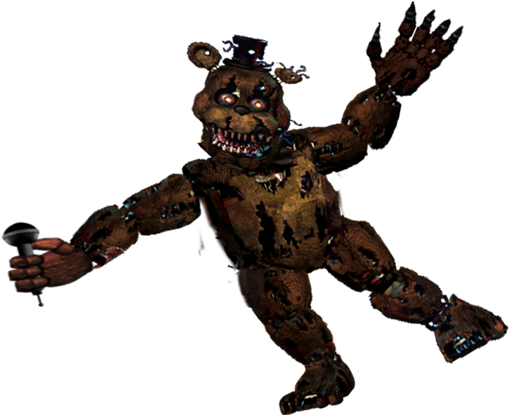 Nightmare Freddy F N A F Character PNG