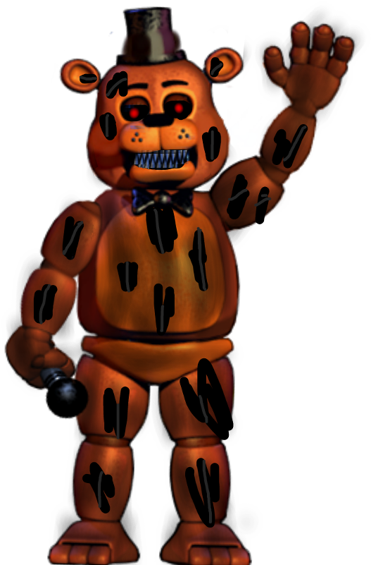 Nightmare Freddy F N A F Character PNG