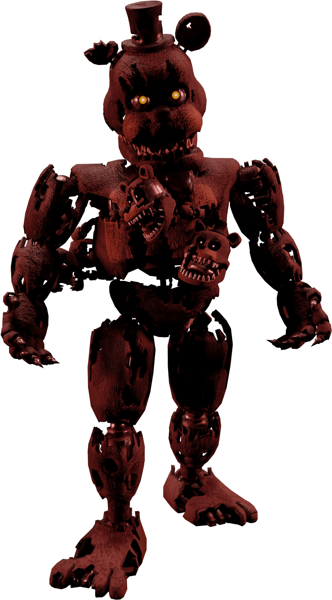 Nightmare Freddy F N A F Character PNG