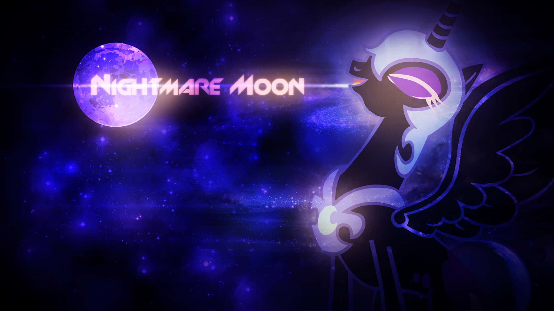 Embrace The Night With Nightmare Moon Wallpaper