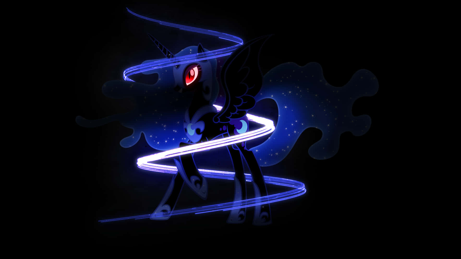 Shadow of Fear: The Dark Ascended Form of Nightmare Moon. Wallpaper