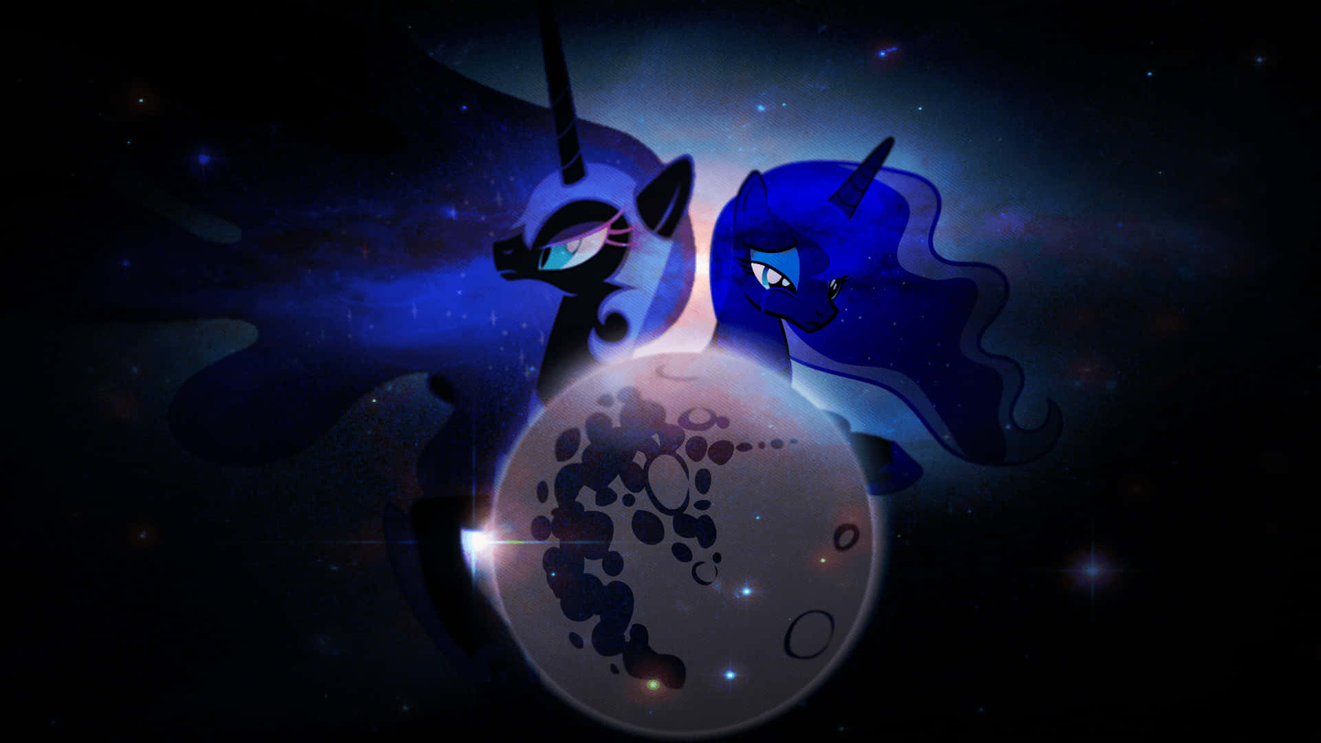 "A hauntingly beautiful depiction of Nightmare Moon" Wallpaper