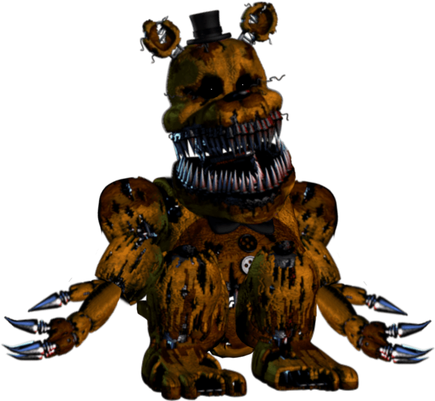 Nightmare_ Freddy_ F N A F_ Character_ Render.png PNG