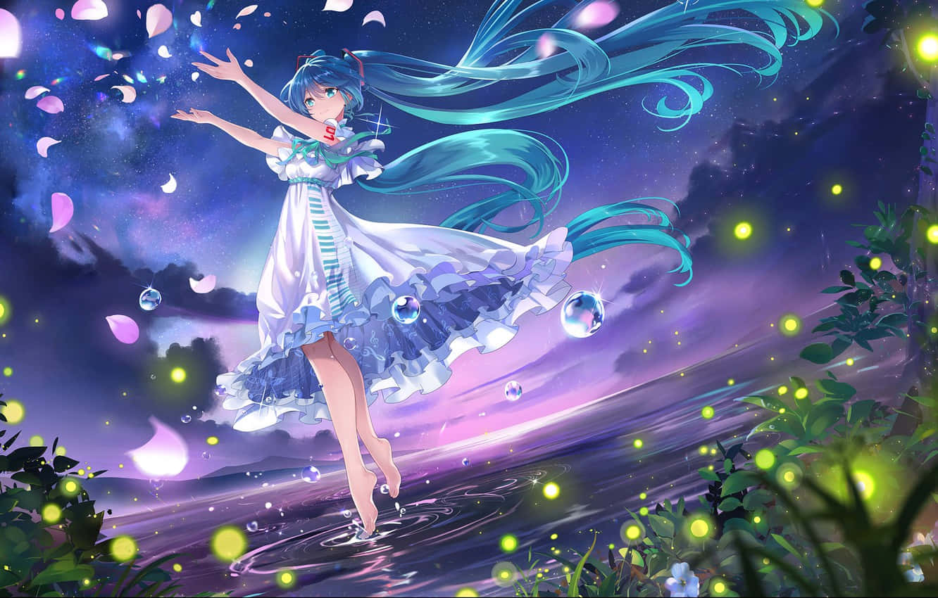 Nightstalker Colorful Anime Music Sensation Wallpaper