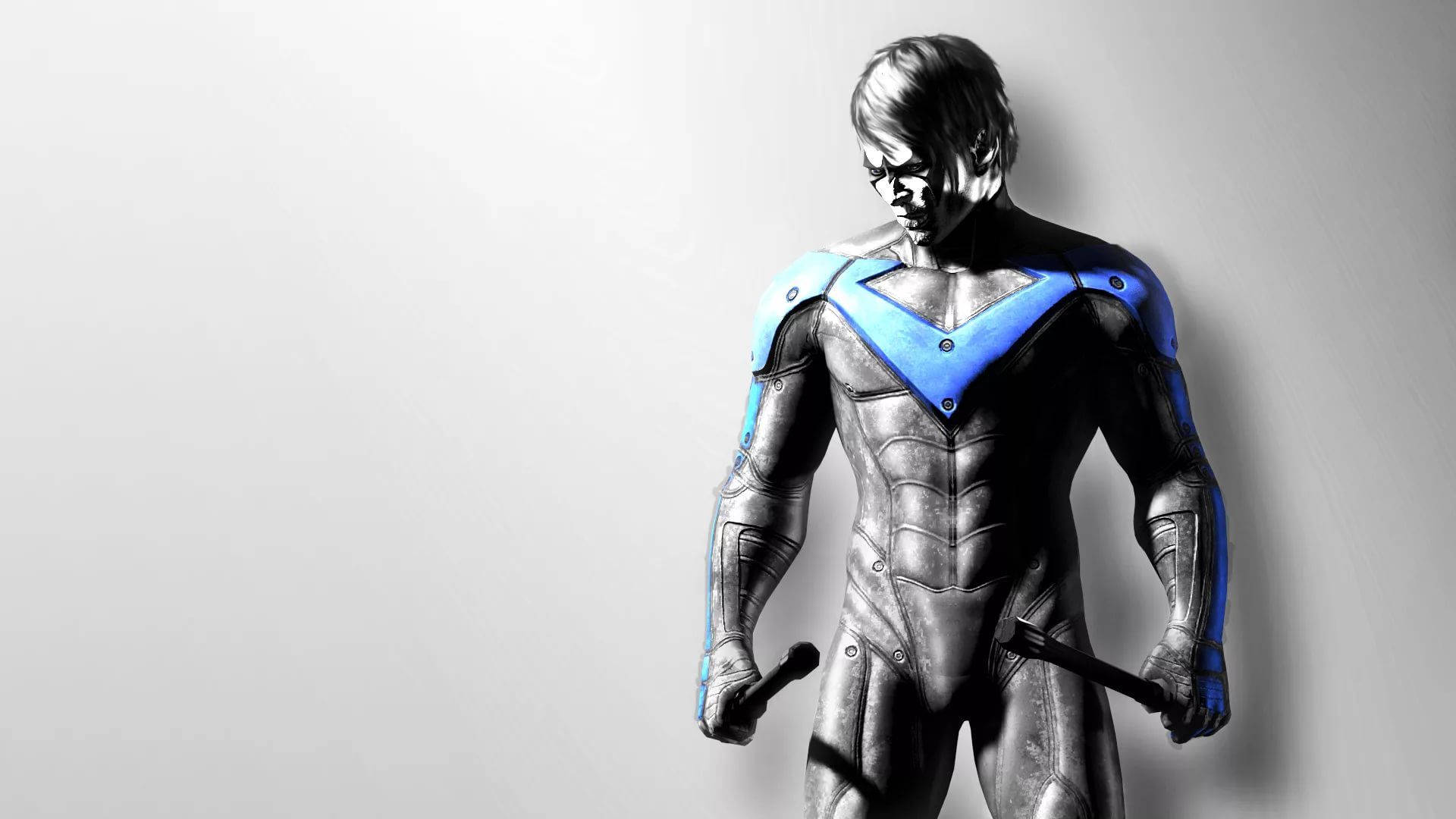 Nightwing Charcoal Sketch Wallpaper
