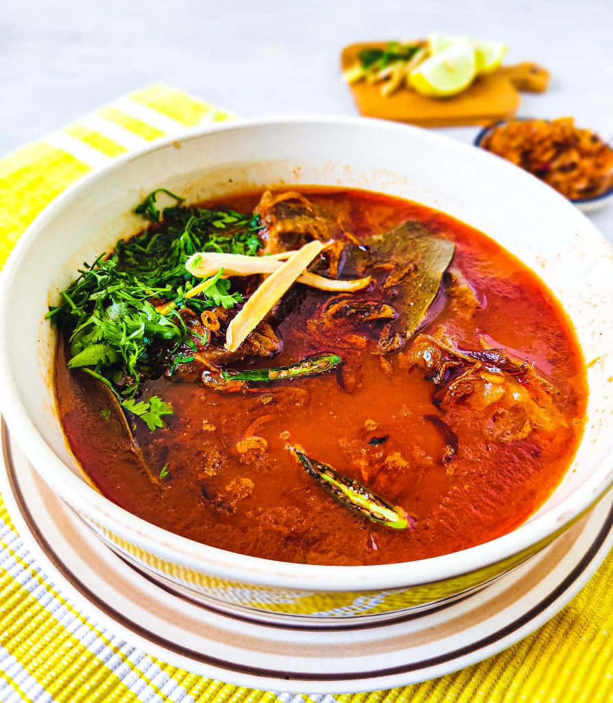 Mouthwatering Nihari Dish - A Taste of Tradition Wallpaper