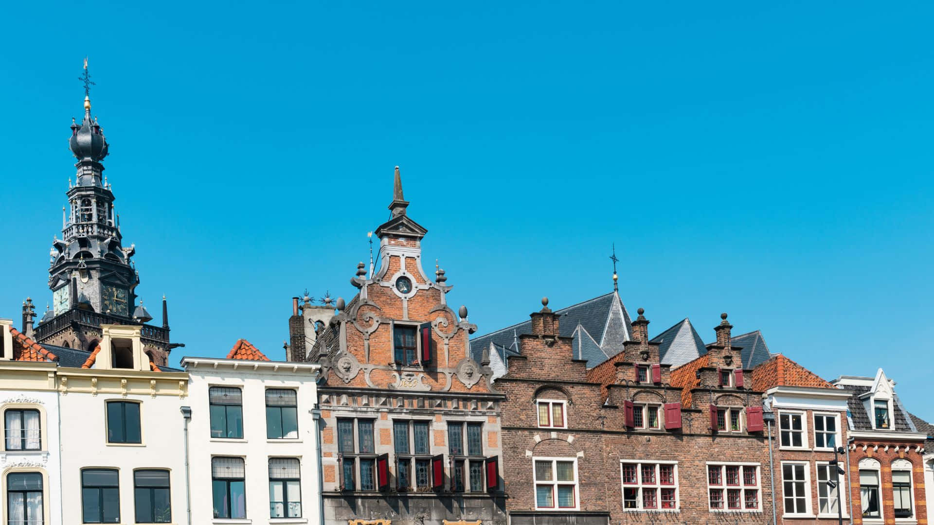 Nijmegen Historical Architecture Skyline Wallpaper