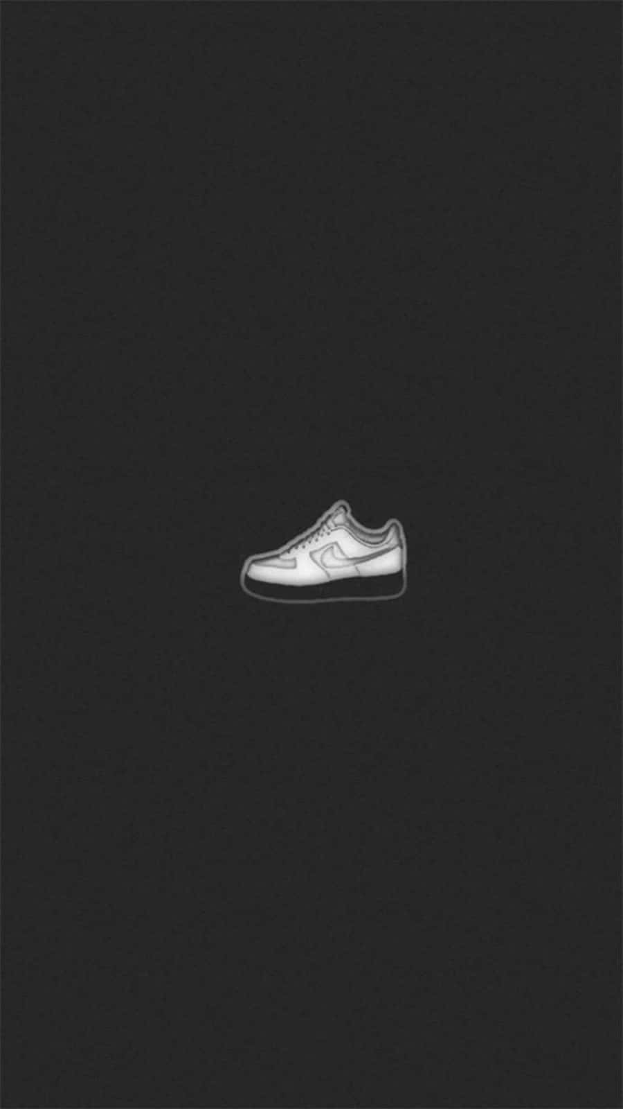 White Nike Af1 Digital Art Wallpaper