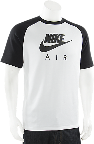 Download Nike Air Blackand White T Shirt | Wallpapers.com