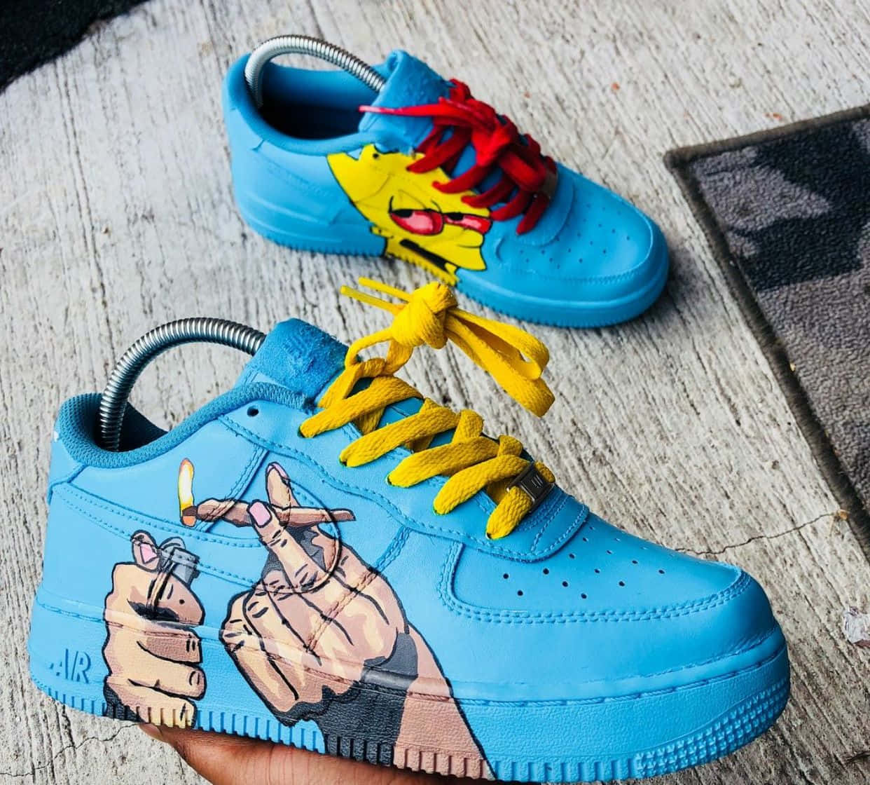 Customized Nike Air Force 1 Picture