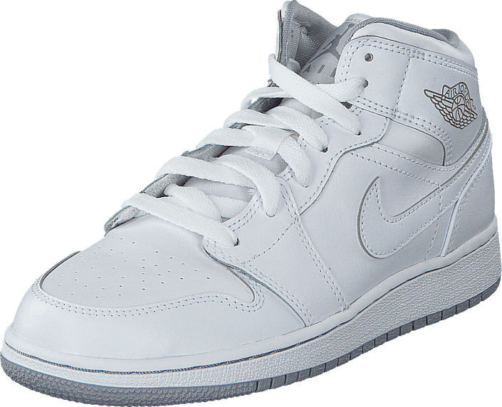 Nike Air Force1 Mid White Sneaker PNG