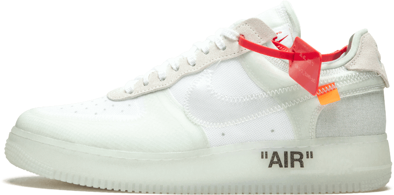 Nike Air Force1 Sneaker Side View PNG
