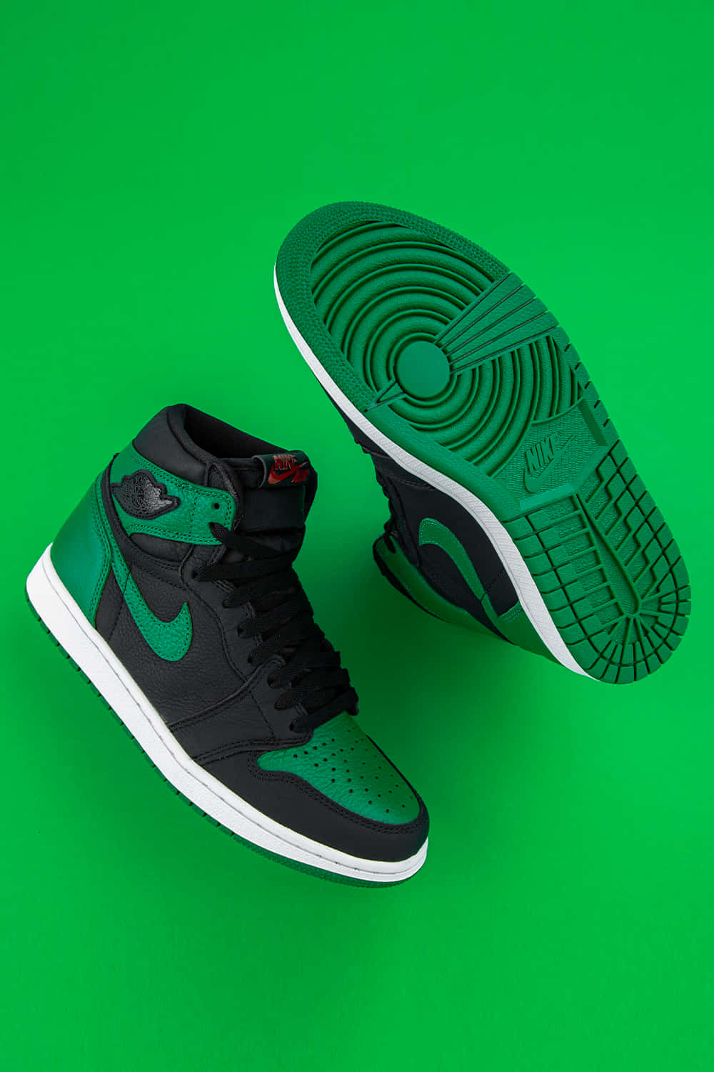 Ikoniske Nike Air Jordan sko Wallpaper