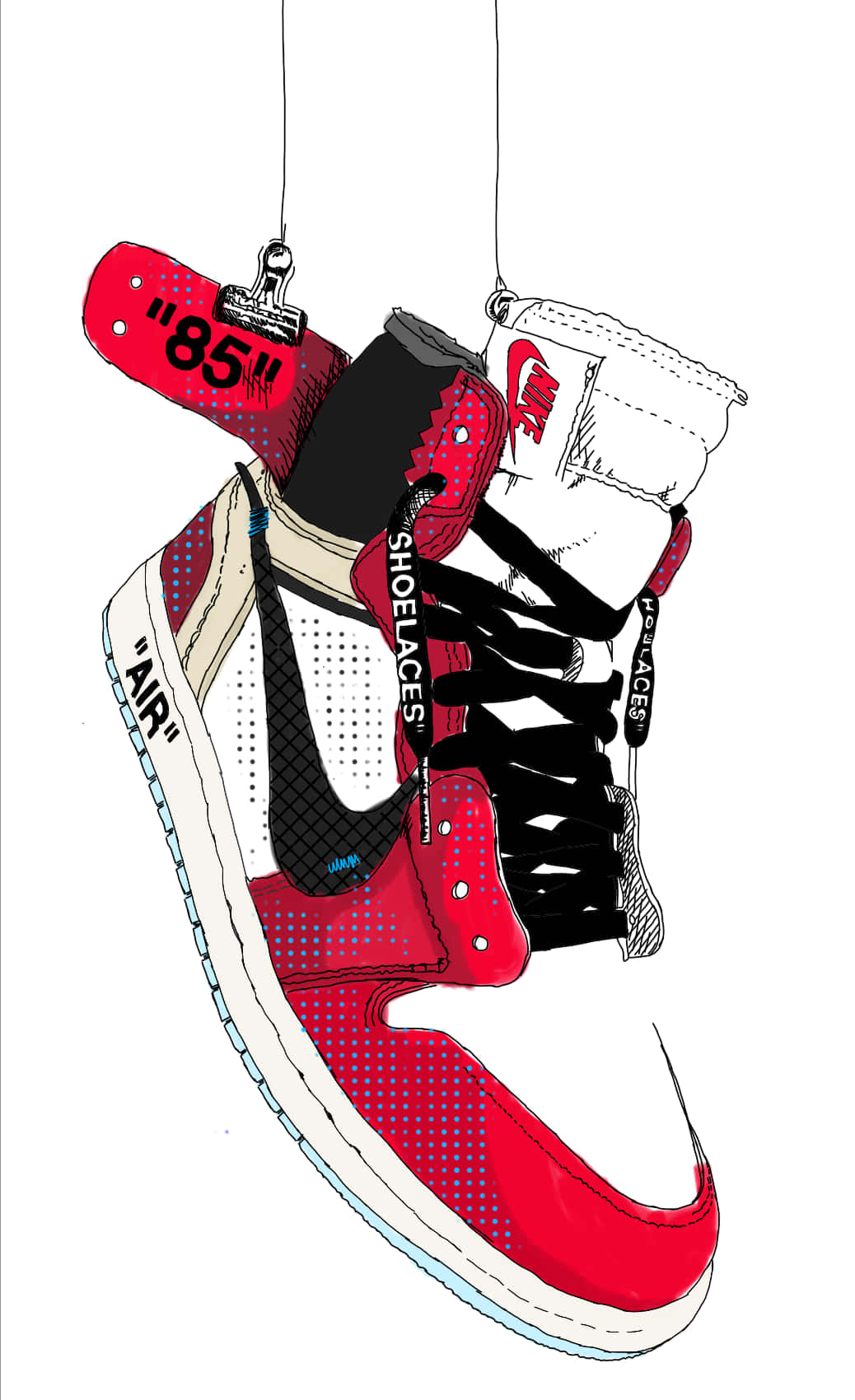 Dieikonischen Nike Air Jordan - Stilvoll Grenzen Durchbrechen Wallpaper