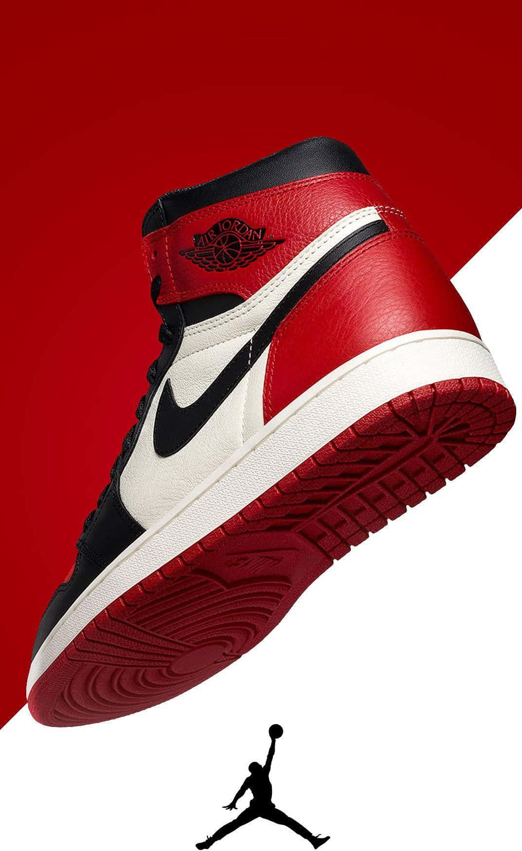 Klar til at tage af sted med Nike Air Jordans pryder dit skrivebord Wallpaper