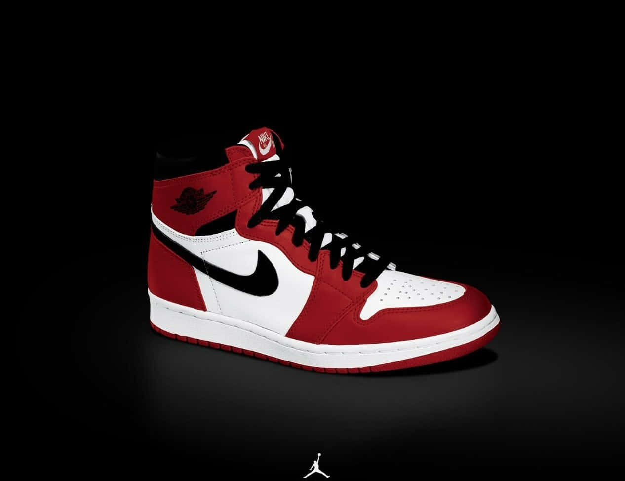 Spring ned med det legendariske Nike Air Jordan sporty tapet. Wallpaper