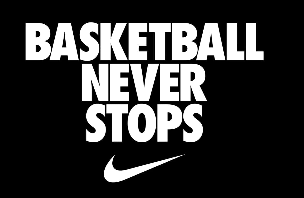 Gør dig klar til at dunk med Nike-basketball tapet! Wallpaper