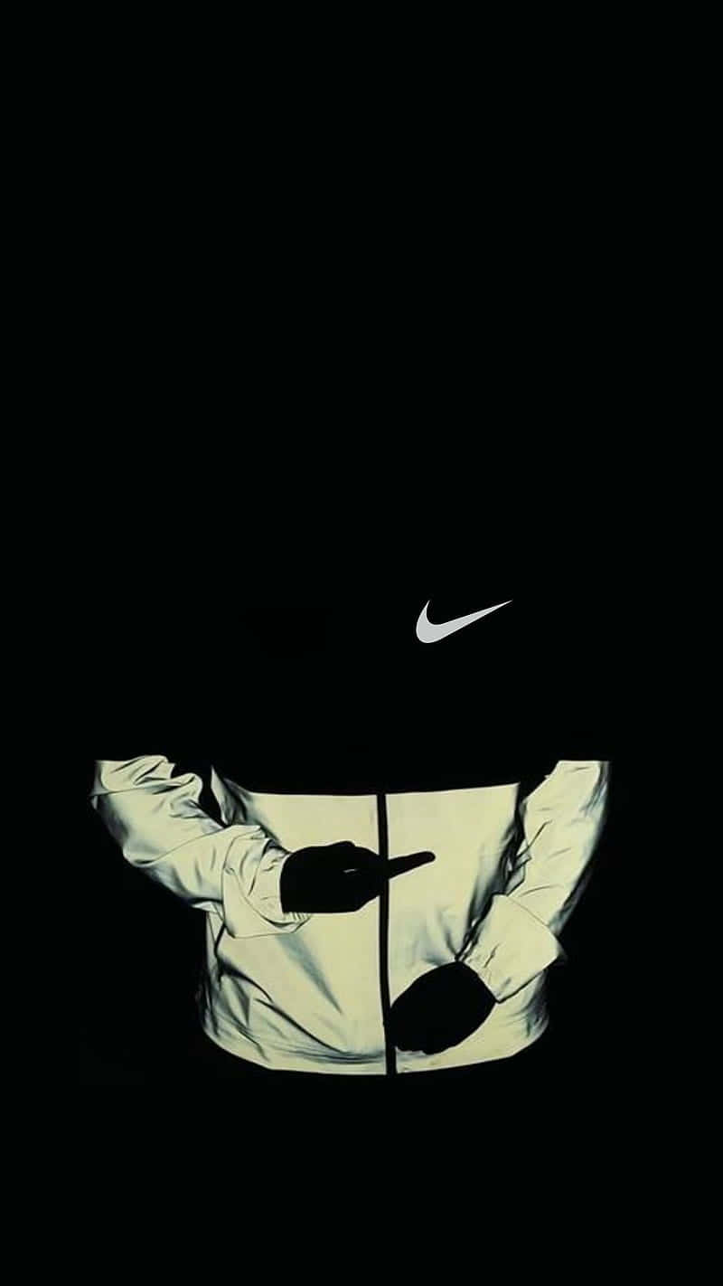Nikekapuzenpullover Hintergrundbild - Schwarz Und Weiß. Wallpaper